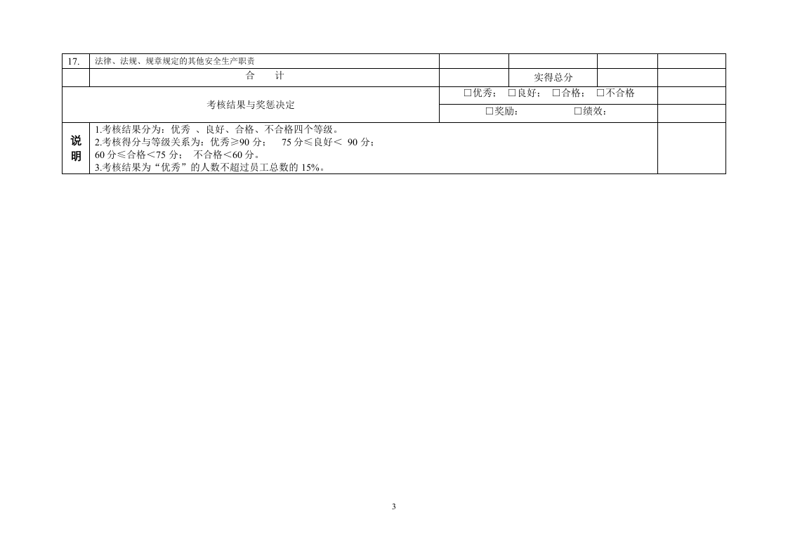 责任制考核 第3页
