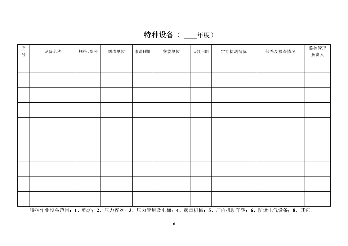 4.1设备设施台账 第6页
