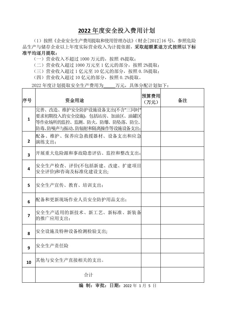 投入计划和台账 第2页
