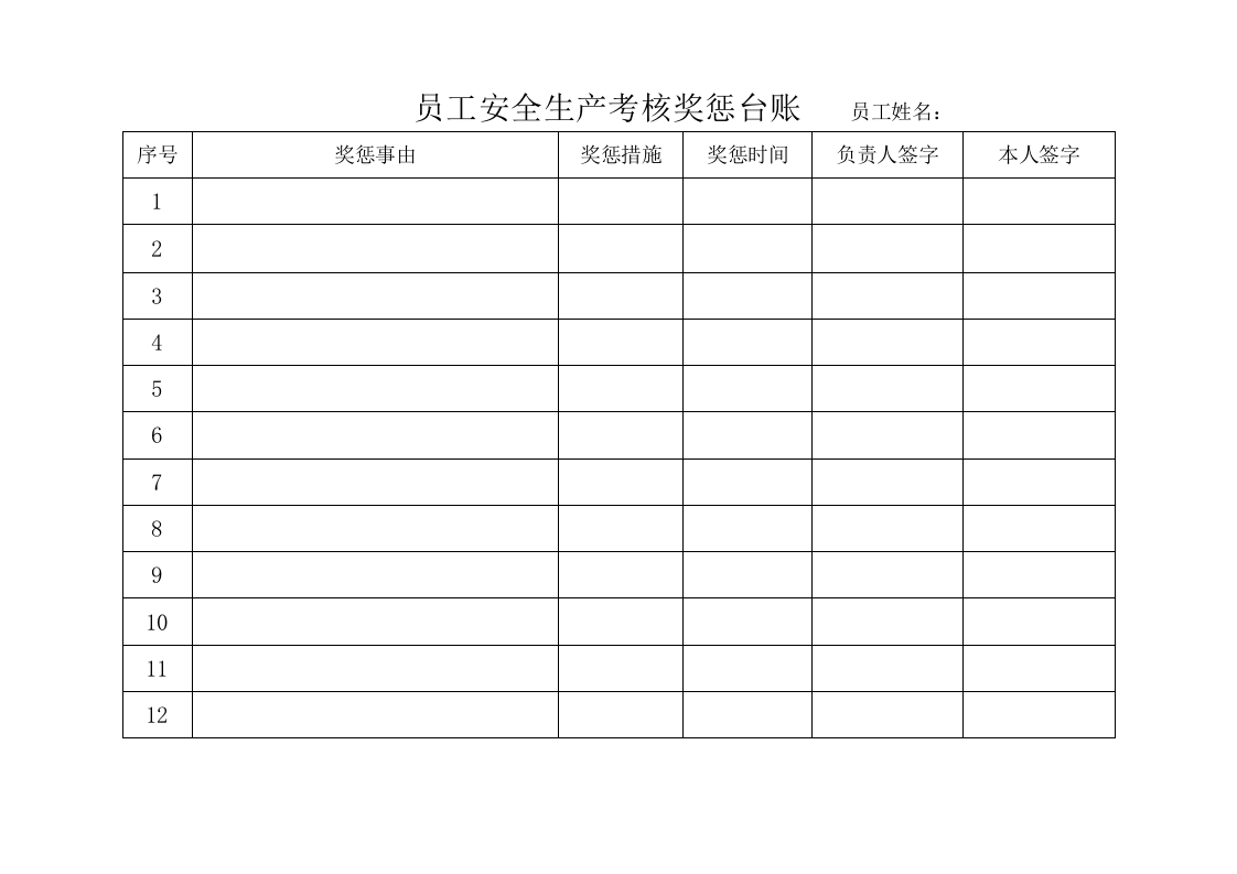 加油站三级安全教育培训填写模板 第6页