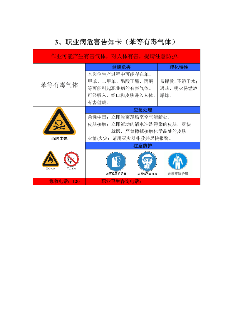 20（噪声、粉尘、有毒有害物品等）职业病危害告知卡 第5页