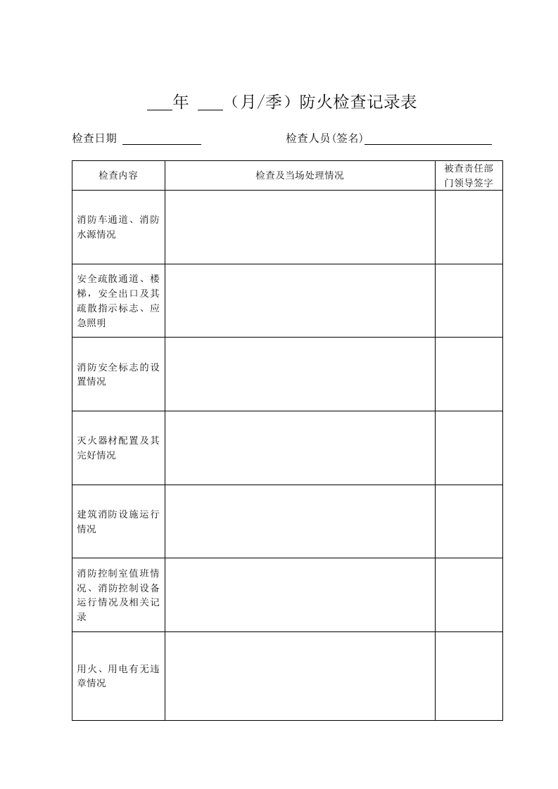 005防火检查记录.doc 第3页