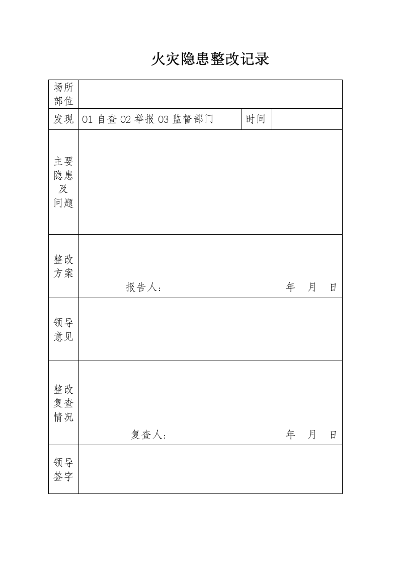 008火灾隐患整改记录.doc 第3页