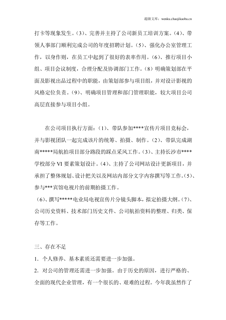 年公司副总经理岗位工作总结.docx 第3页