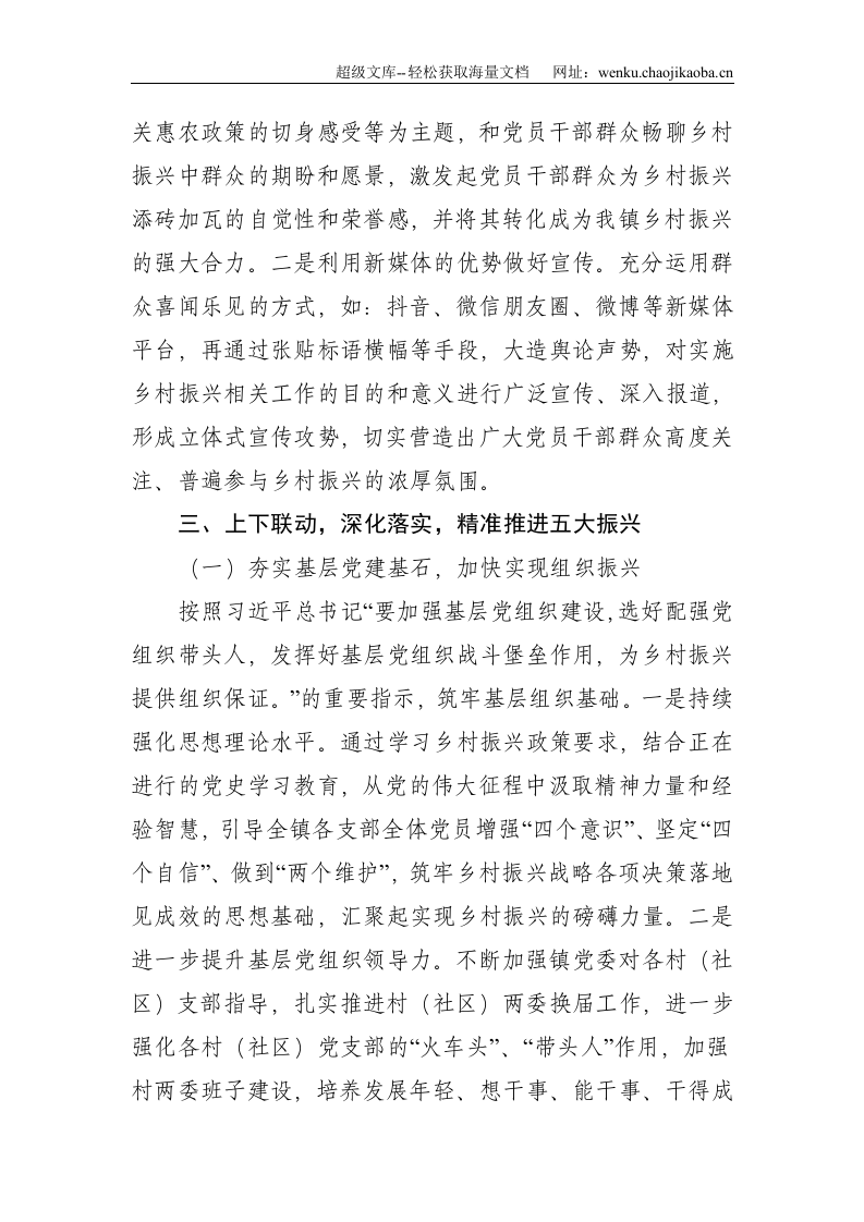 某镇乡村振兴工作情况汇报--3733.doc 第2页