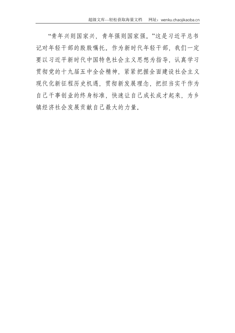 乡镇青年干部在年轻干部座谈会上的交流发言--1280.doc 第3页