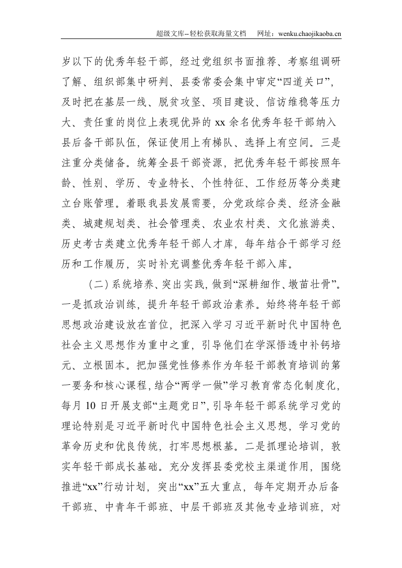 关于培养选拔优秀年轻干部的调研报告--4007.doc 第2页