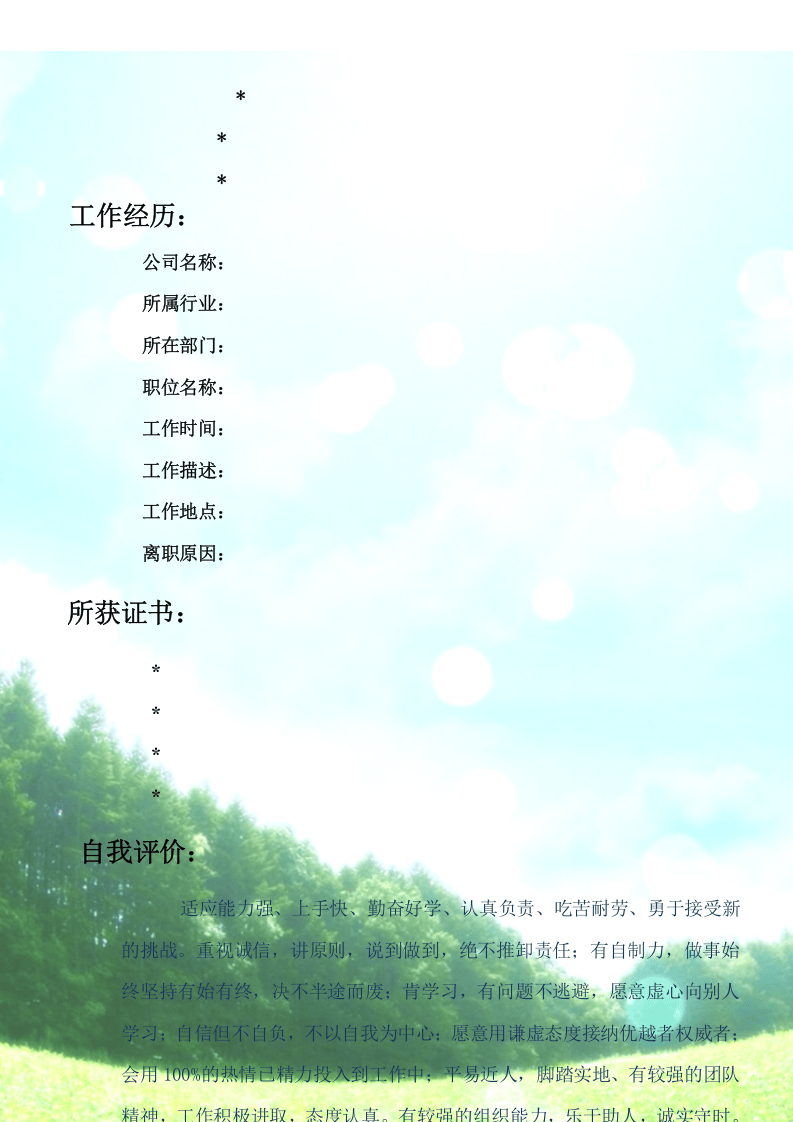 136.飞行轨迹_表格式_适用于在职人员_2页式_无内容_无封面.doc 第2页