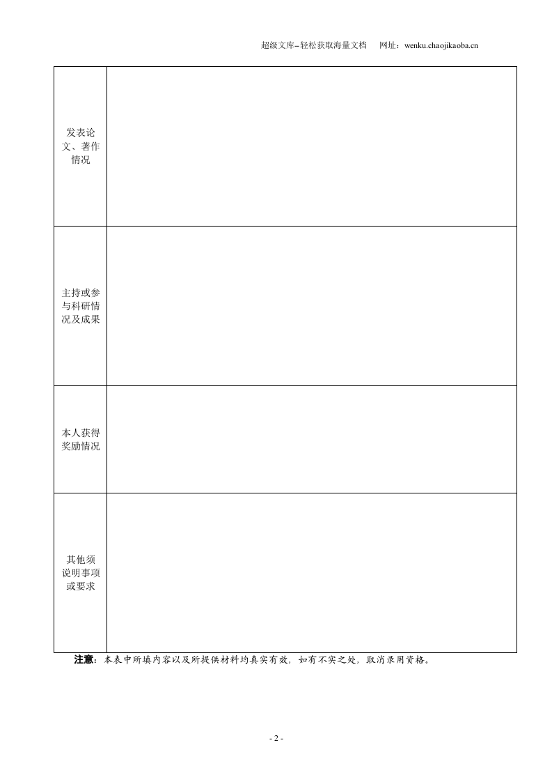空白标准表格两页02.doc 第2页