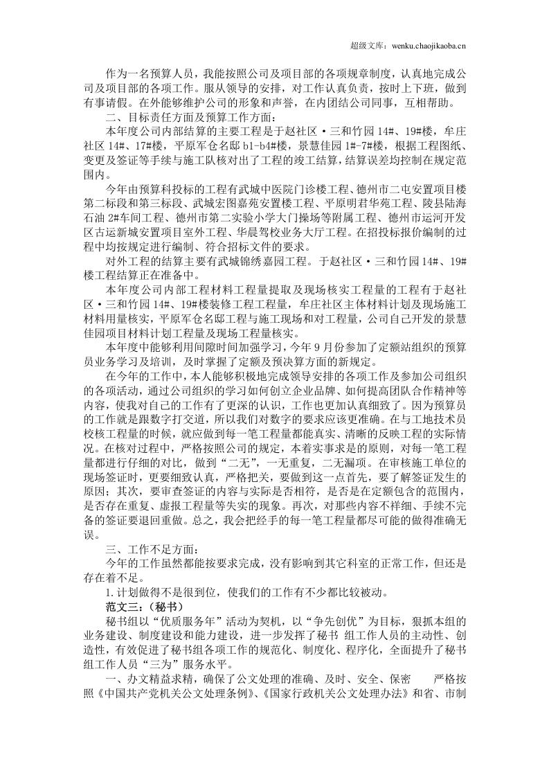 个人工作总结格式及范文.doc 第3页