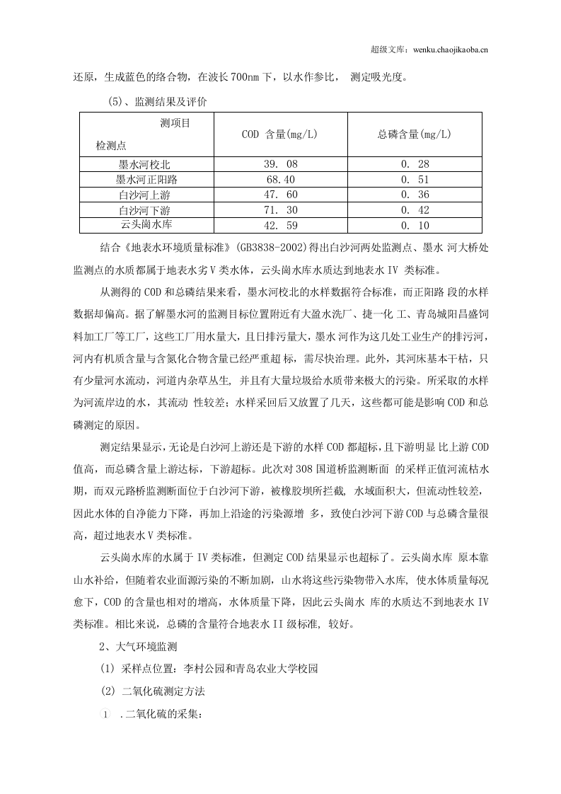环境检测实习报告.docx 第3页
