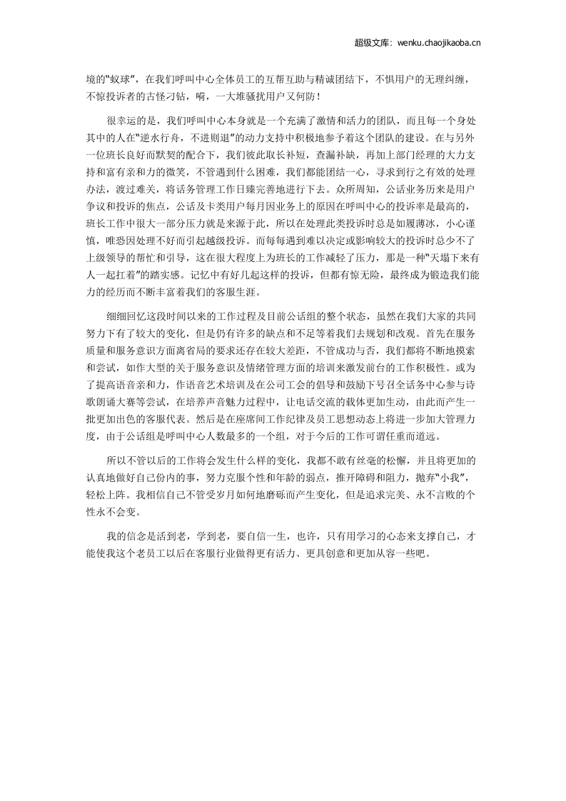 客服工作总结.docx 第2页