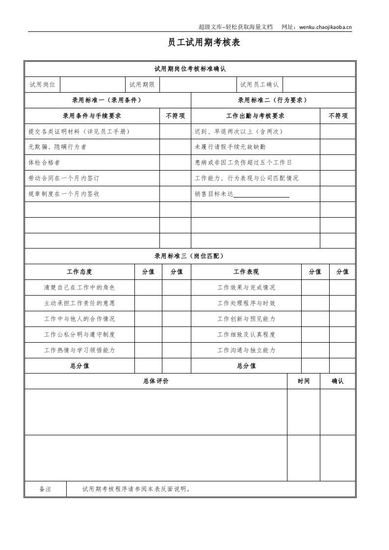 试用期考核表(1).doc 第1页