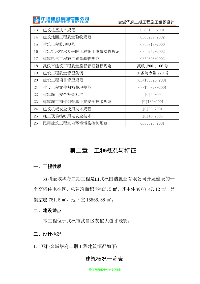 万科金域华府二期工程施工组织设计.doc 第3页