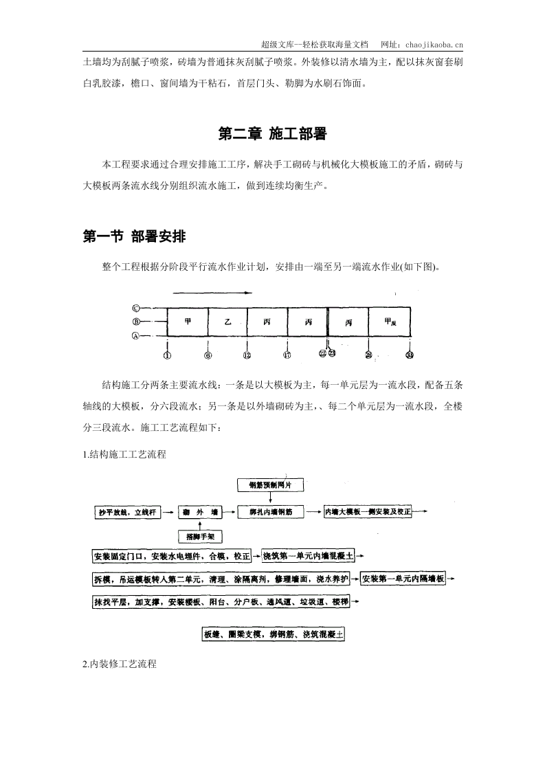 0402大模板内浇外砌多层住宅搂工程施工组织设计.doc 第3页