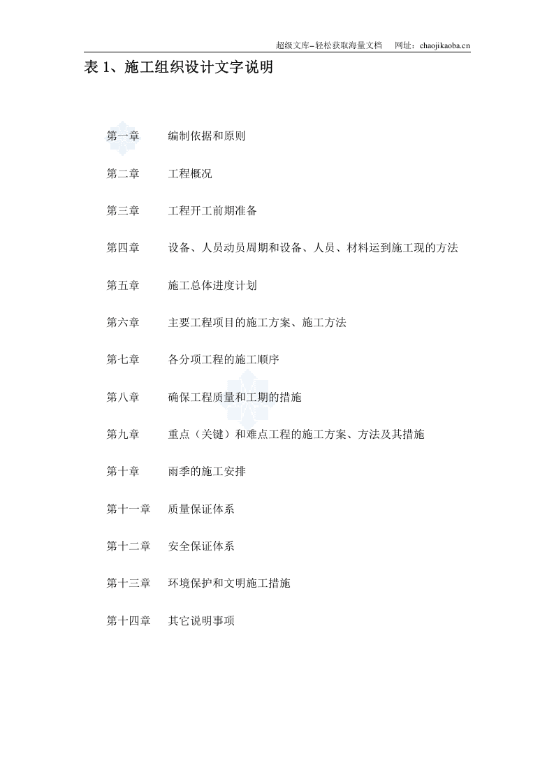 G321线公路工程施工方案.doc 第1页