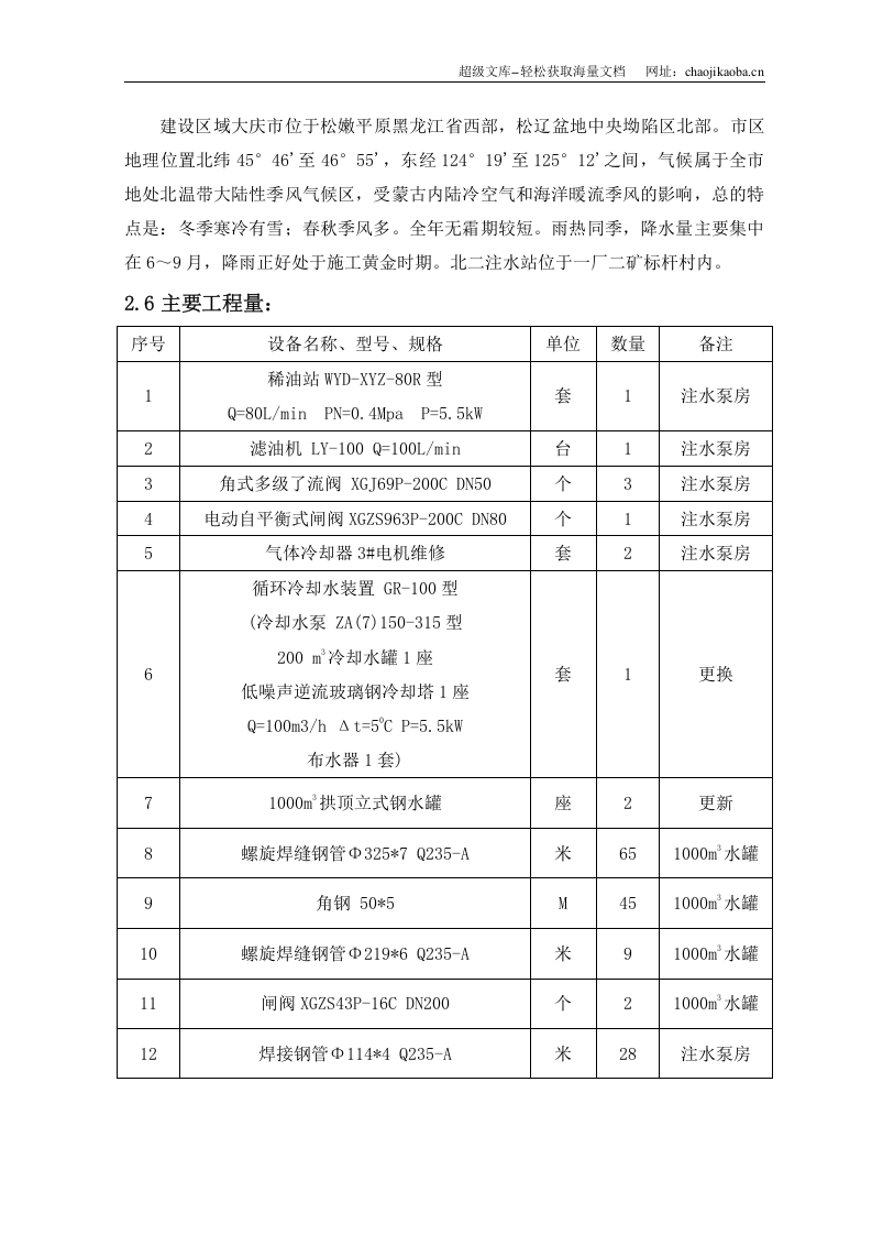 北二注水站改造工程施工组织设计.doc 第3页