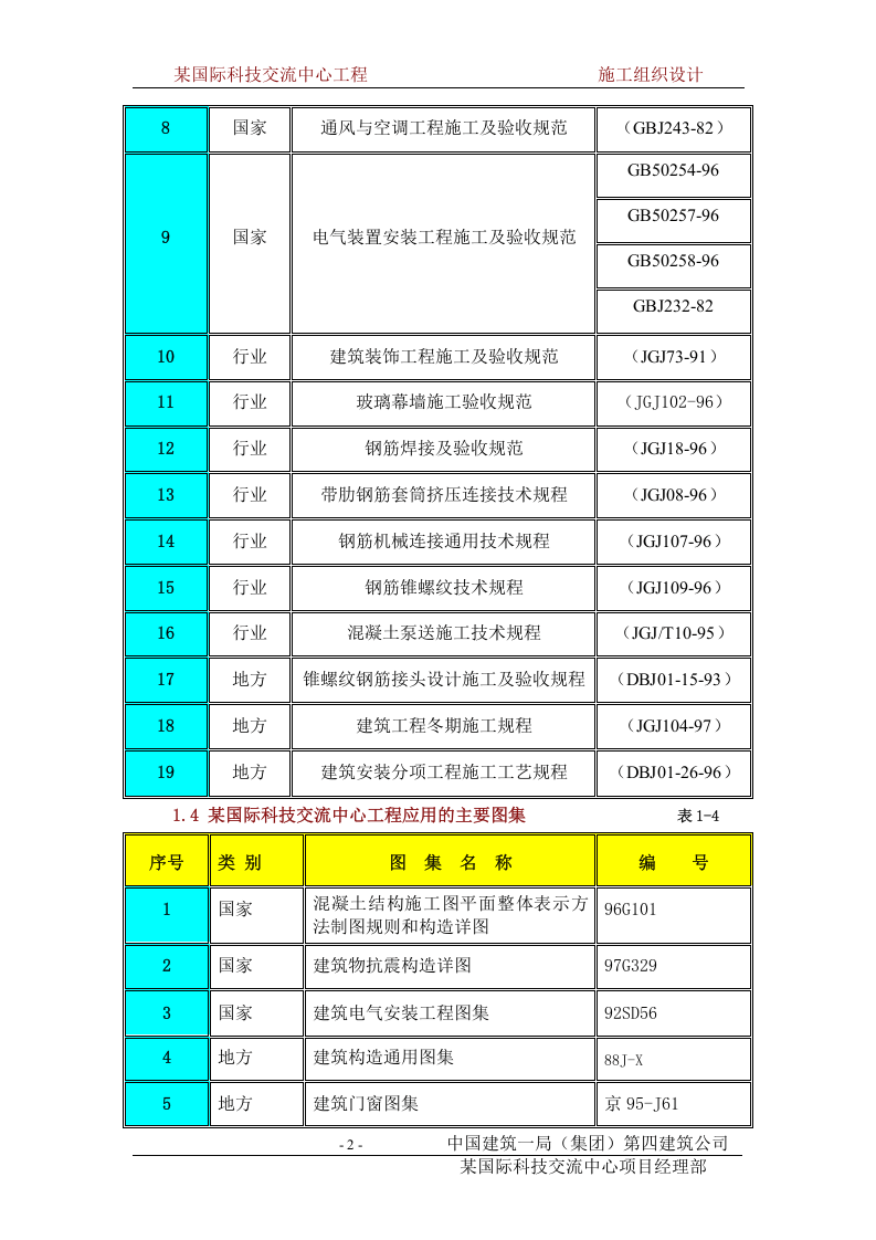 北京某国际科技交流中心大厦施工组织设计.DOC 第2页