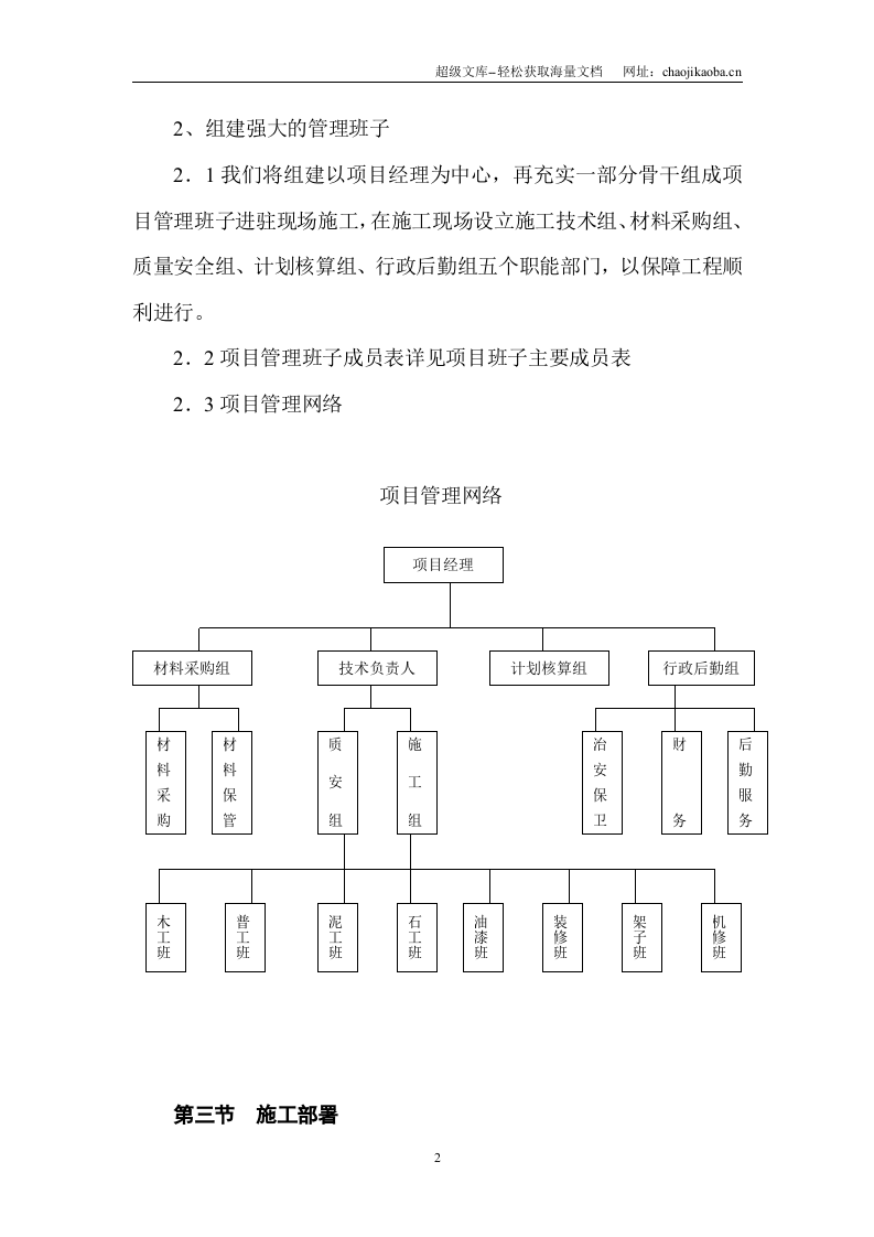 财税信息培训中心装饰工程施工组织设计.doc 第2页