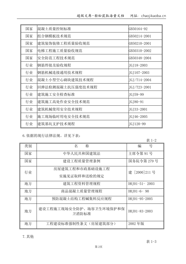 川大附小施工组织设计.doc 第2页