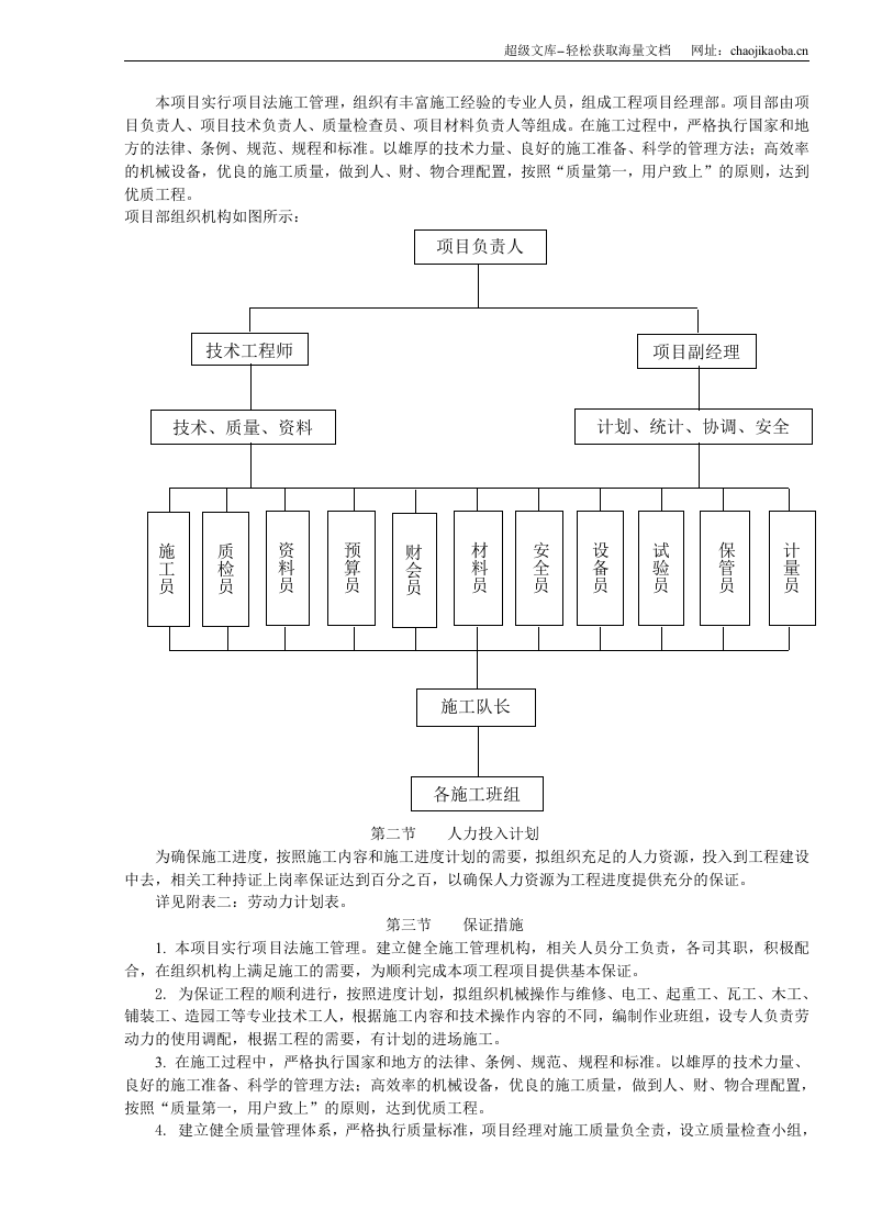 大连市西南路主干线两侧新建绿地工程施工组织设计.doc 第3页