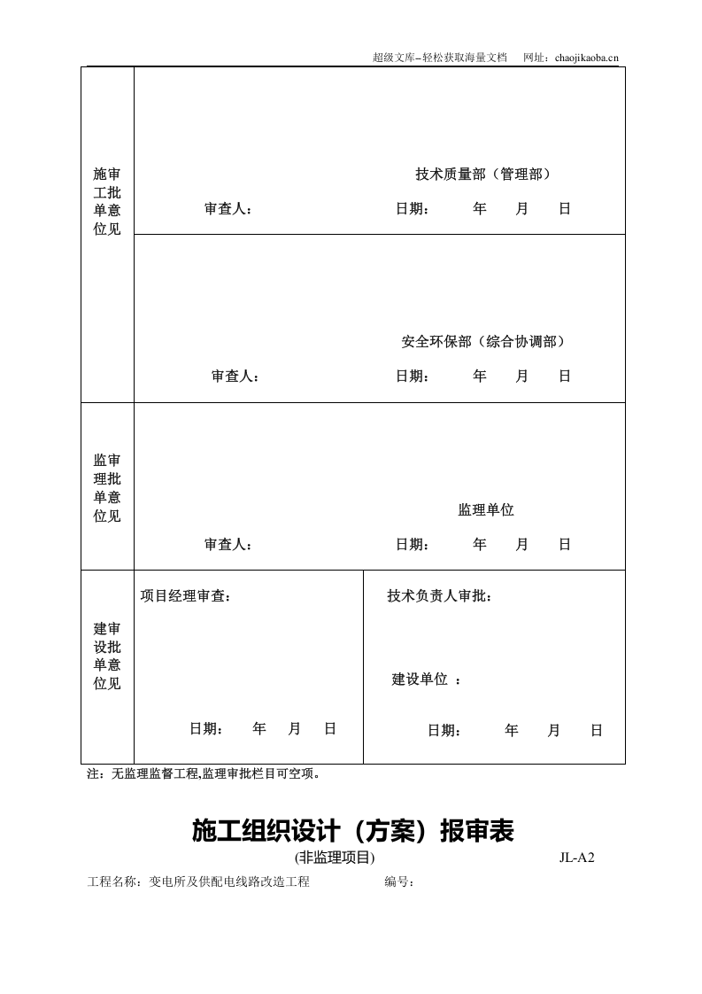 大同某变电所及供配电线路改造工程施工组织设计_new.doc 第2页