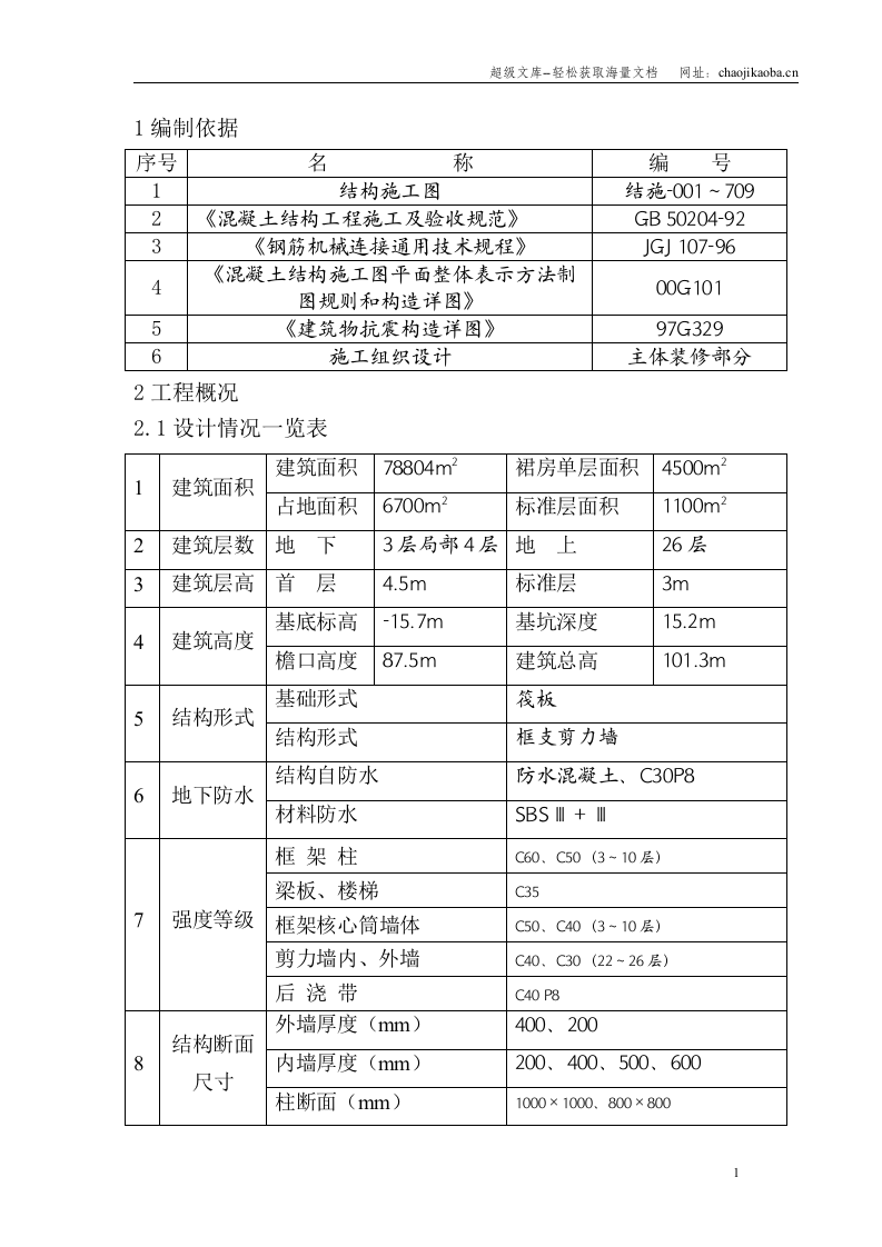 钢筋施工施工组织方案.doc 第1页