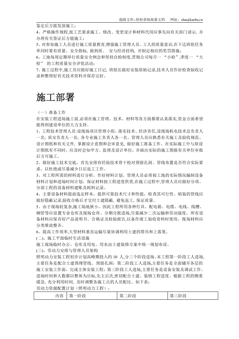 广州市某220KV变电站电气照明安装工程施工方案.doc 第3页