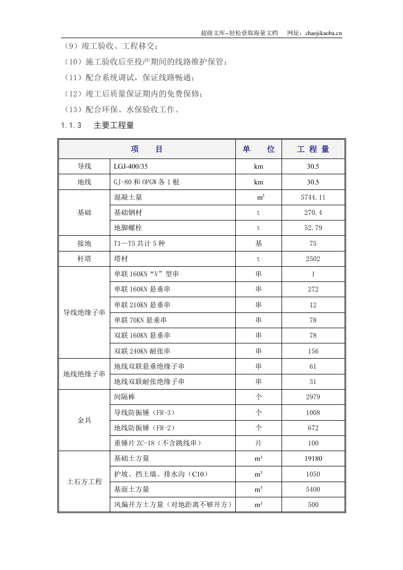 贵广交流改接500kV输电线路工程组织设计.doc 第3页