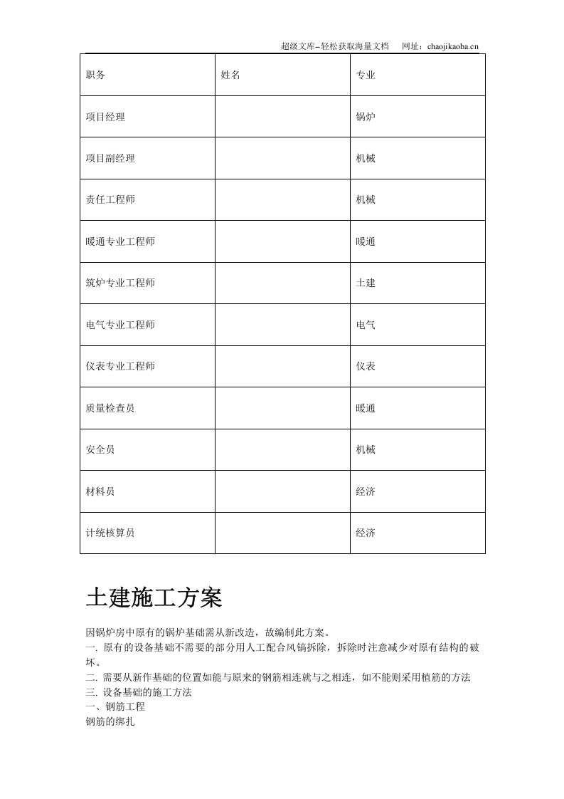 锅炉及工艺管道施工组织设计.doc 第3页