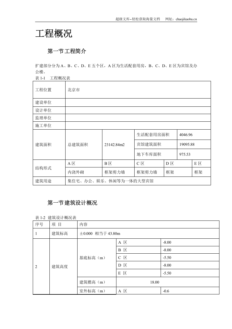 某大型宾馆工程施工组织设计.doc 第3页