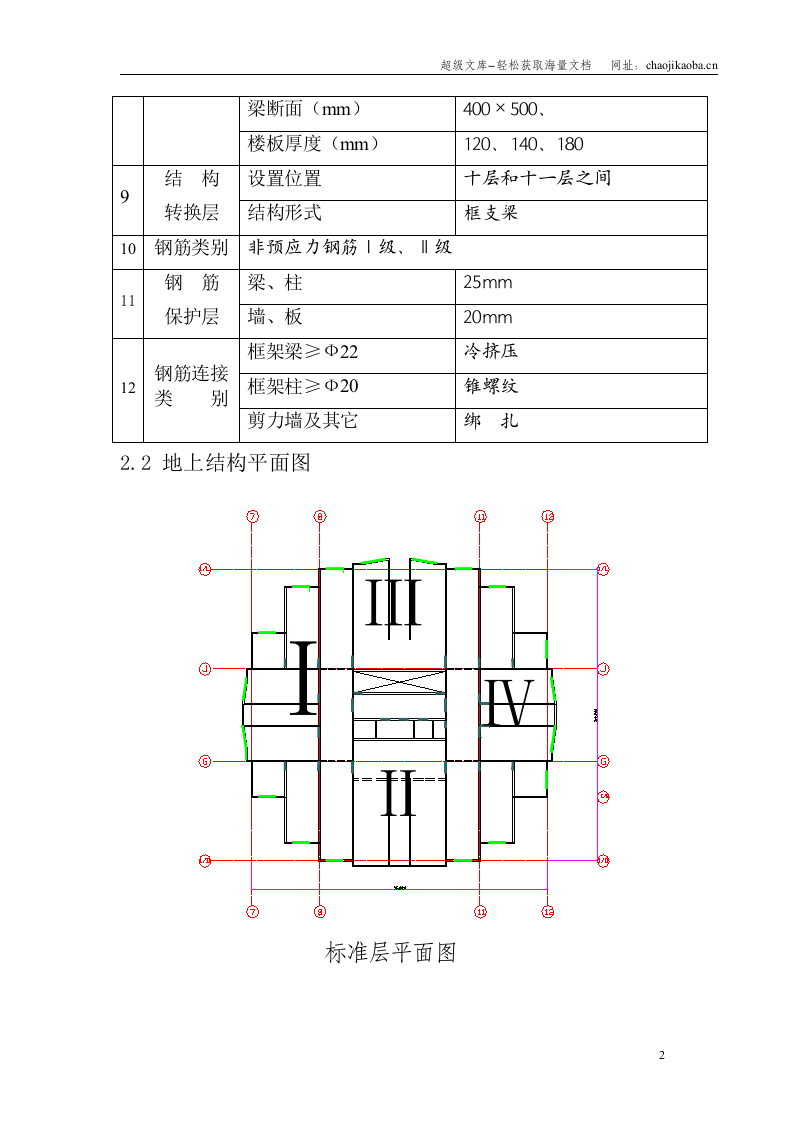 集泰花园工程主体结构钢筋施工方案.doc 第2页