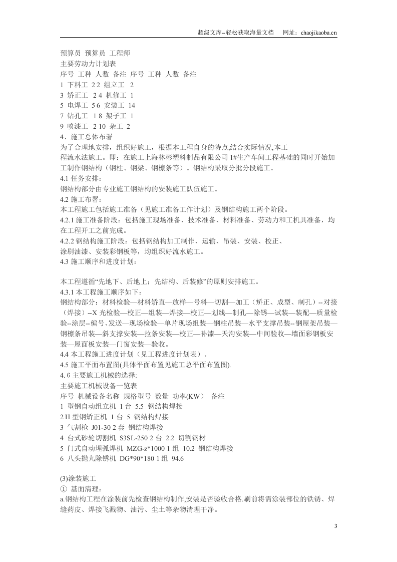 某工程钢结构施工组织设计.doc 第3页