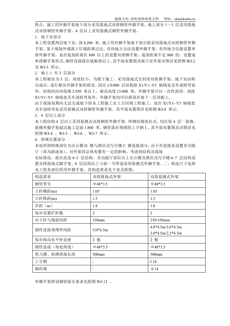 某工程脚手架工程施工组织设计.doc 第3页