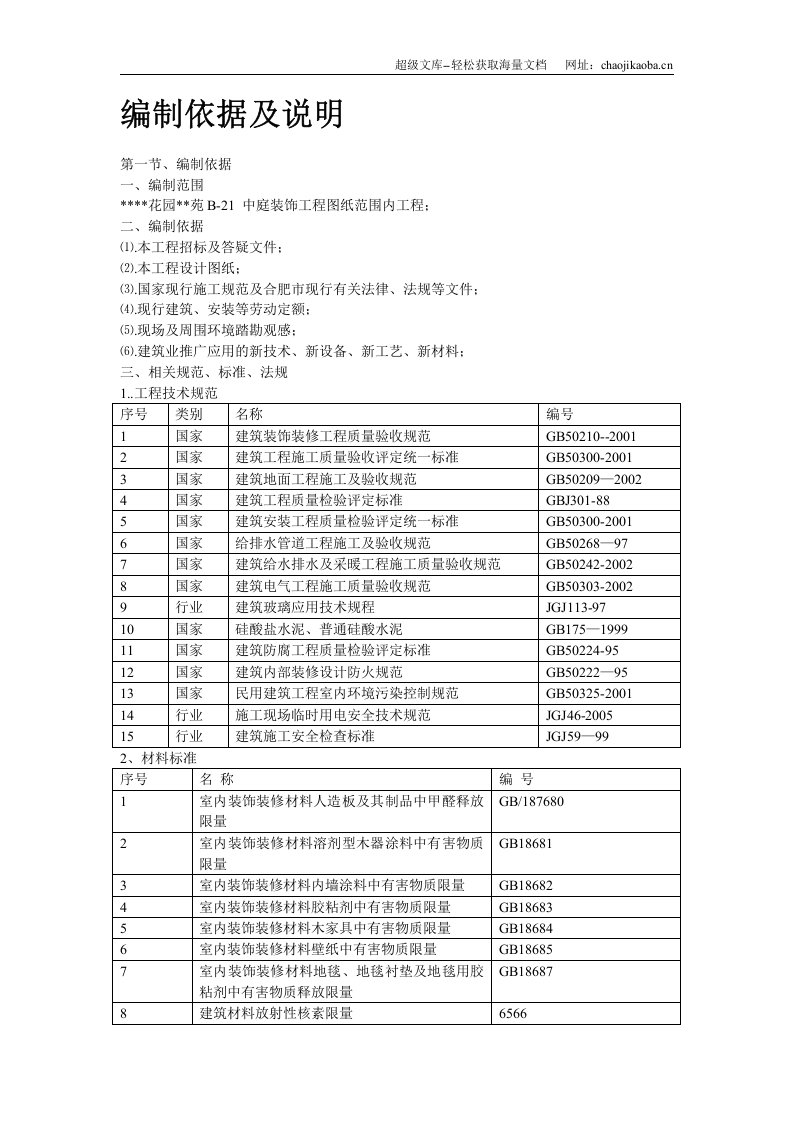 某会所内装修工程施工组织设计.doc 第2页