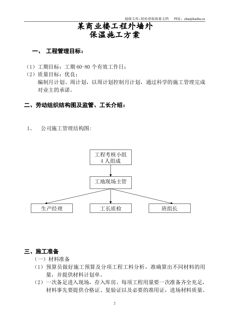 某商业楼外墙施工方案（挤苯板、真石漆）.doc 第2页