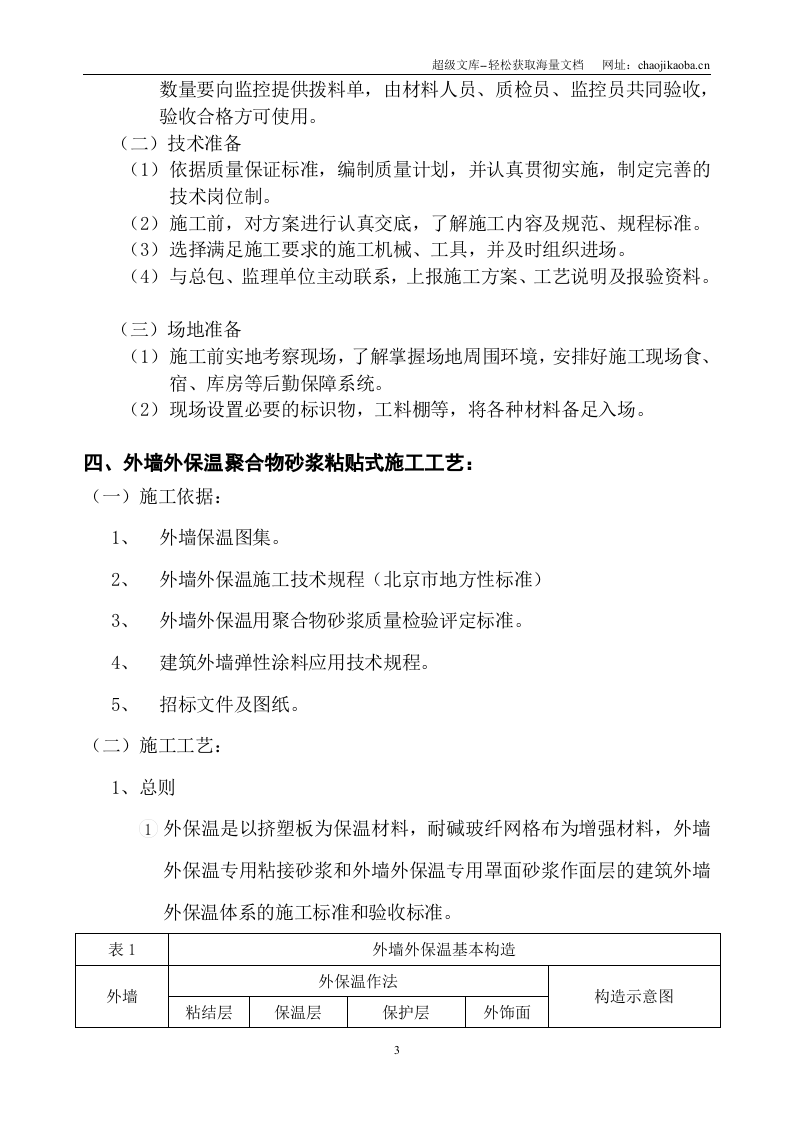 某商业楼外墙施工方案（挤苯板、真石漆）.doc 第3页