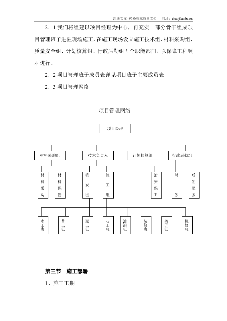 景宁县财税信息培训中心装饰工程施工组织设计.doc 第2页