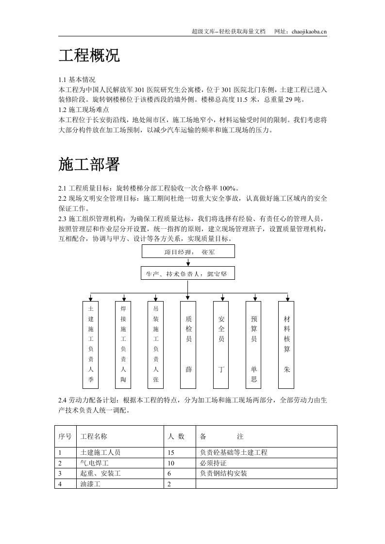 某医院旋转楼梯钢结构施工方案.doc 第2页