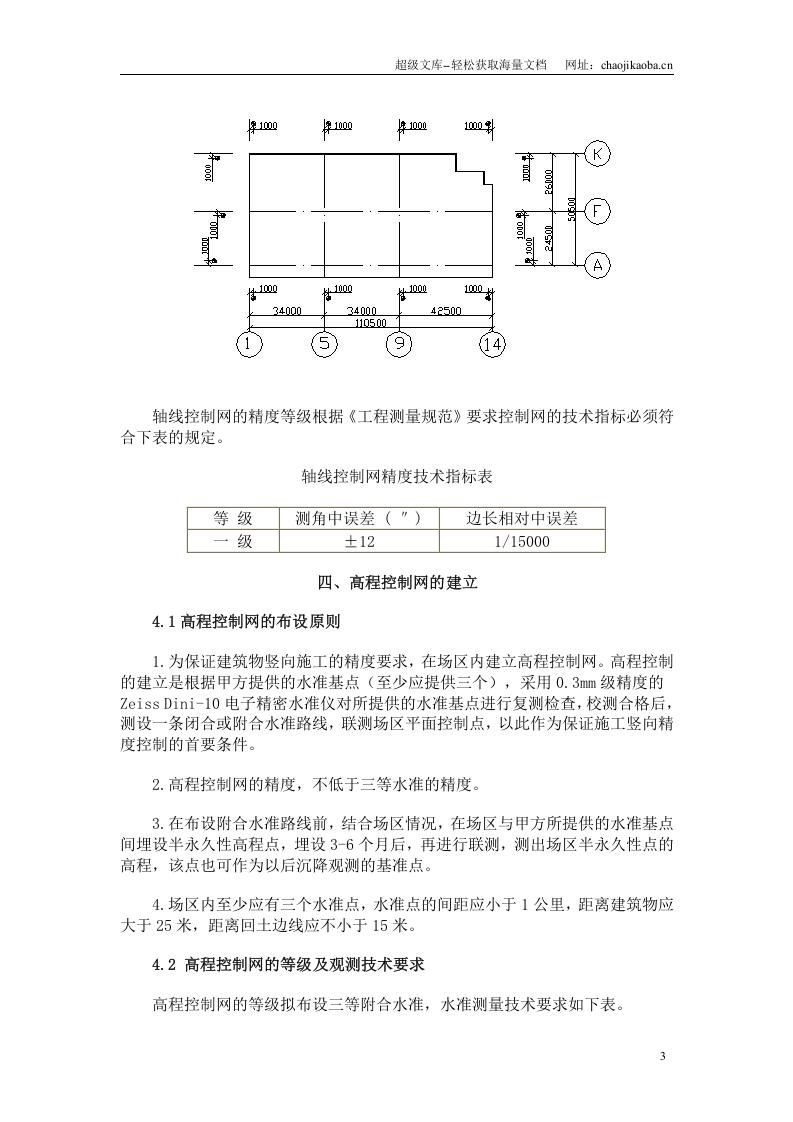 清华科技园创新中心工程现场测量方案.doc 第3页