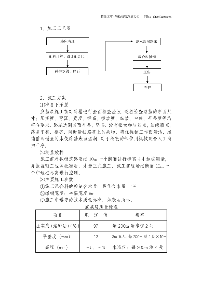重庆同兴工业园区纵五路道路底基层施工方案.doc 第3页