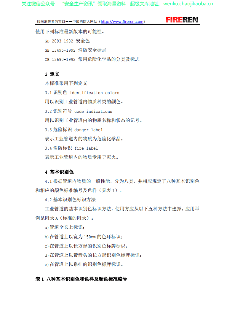 GB 7231-2003 工业管道的基本识别色、识别符号和安全标识.pdf 第2页