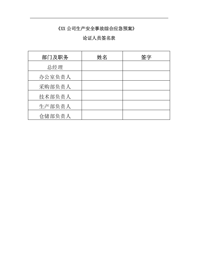 XX公司生产安全事故应急预案【56页】.doc 第3页