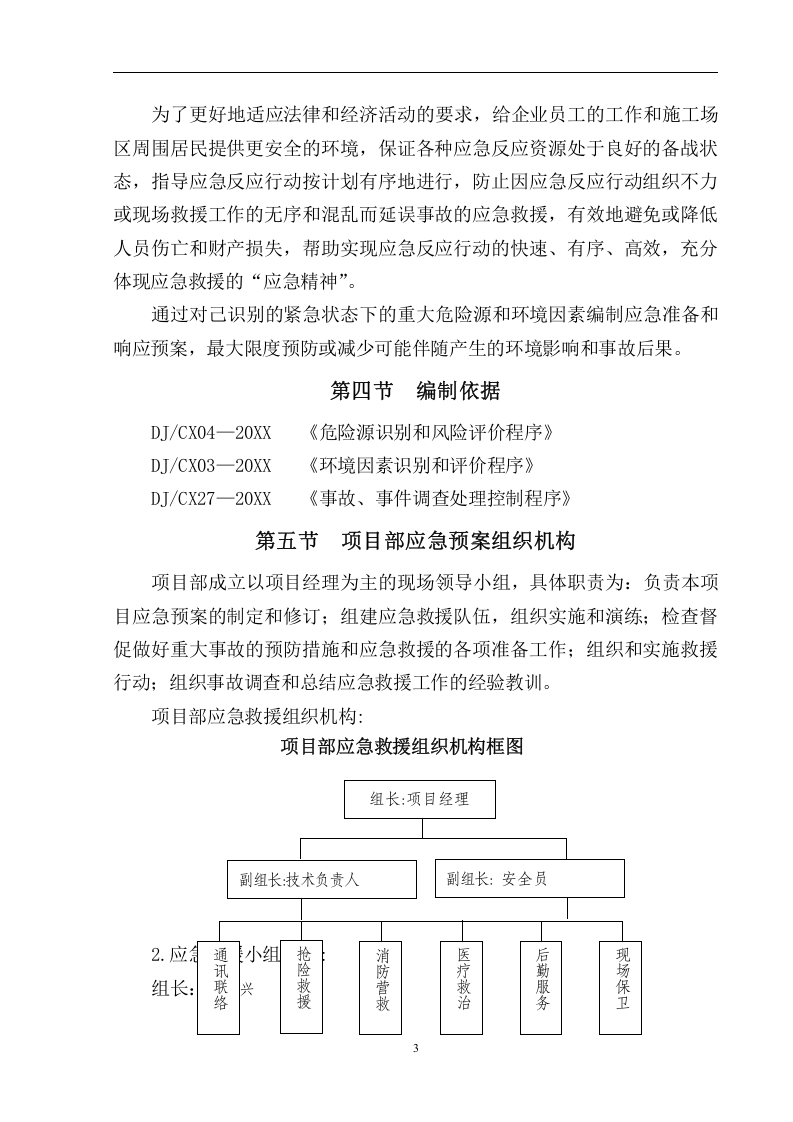 各类施工现场生产安全事故应急预案【39页】.doc 第3页