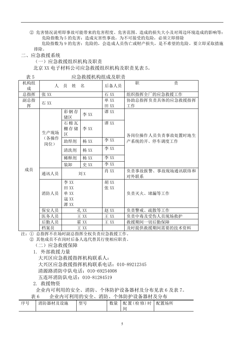 涉及危险化学品应急预案【14页】.doc 第5页