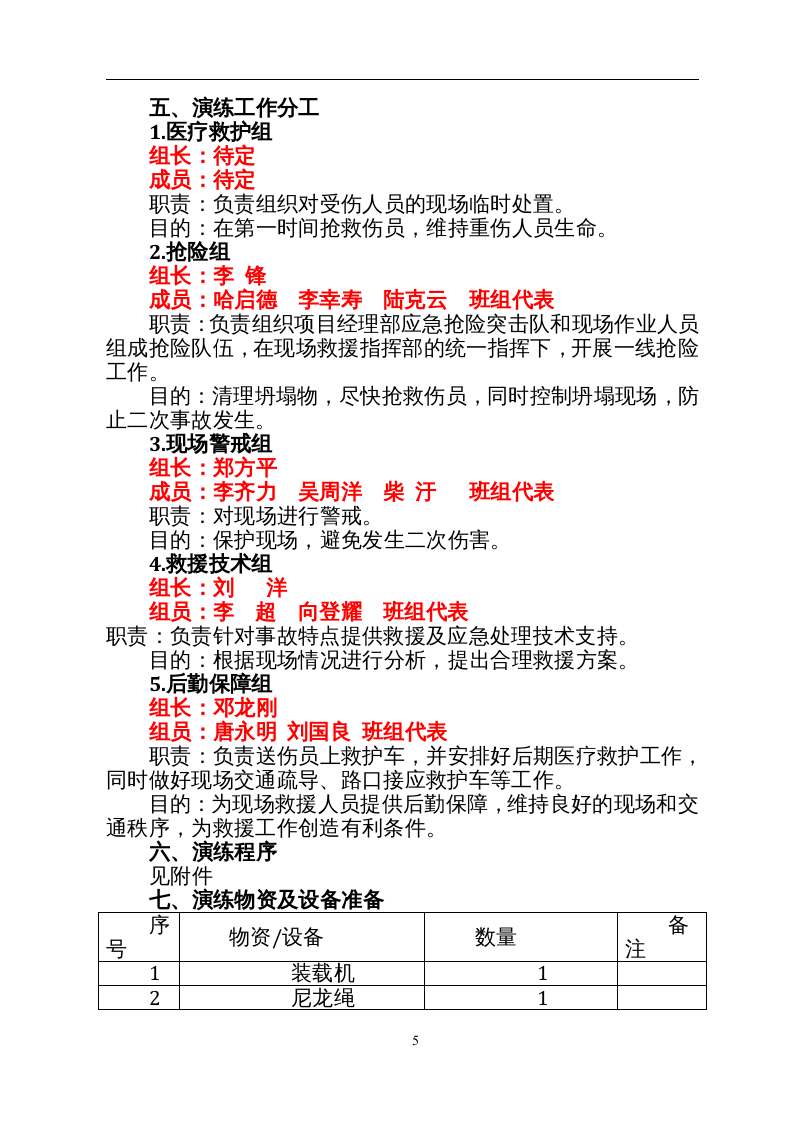 【演练方案】施工现场脚手架坍塌应急演练方案（13页）.doc 第5页