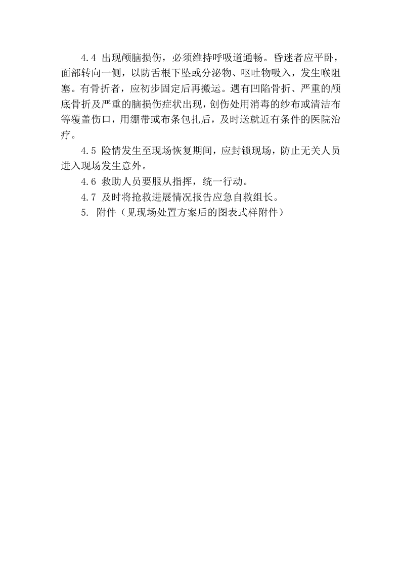 【处置方案类】支架坍塌现场处置方案.docx 第5页