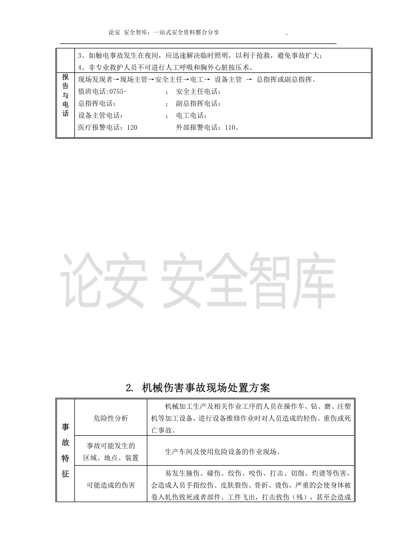【处置卡模板】安全生产应急处置卡模板（常见事故）.docx 第4页