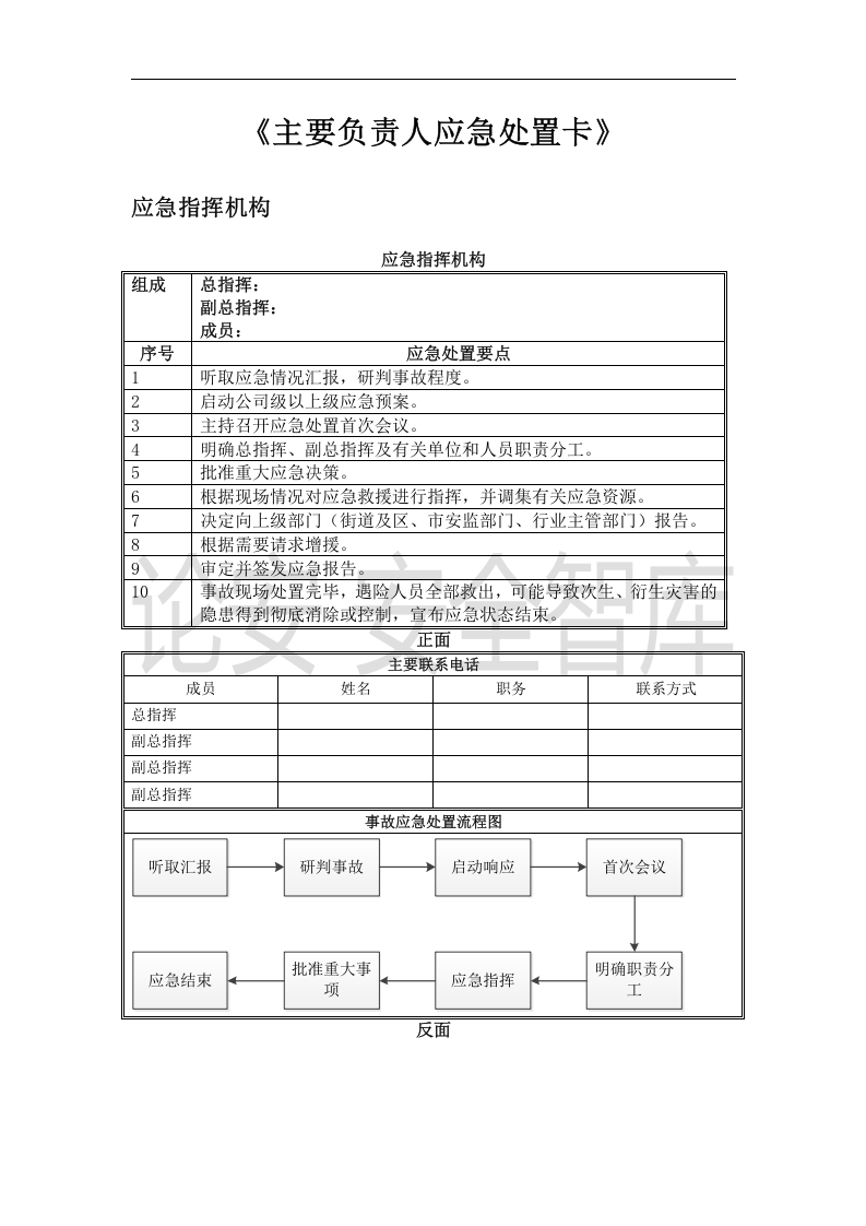 【处置卡模板】安全生产应急处置卡模板（可燃粉尘）.docx 第3页