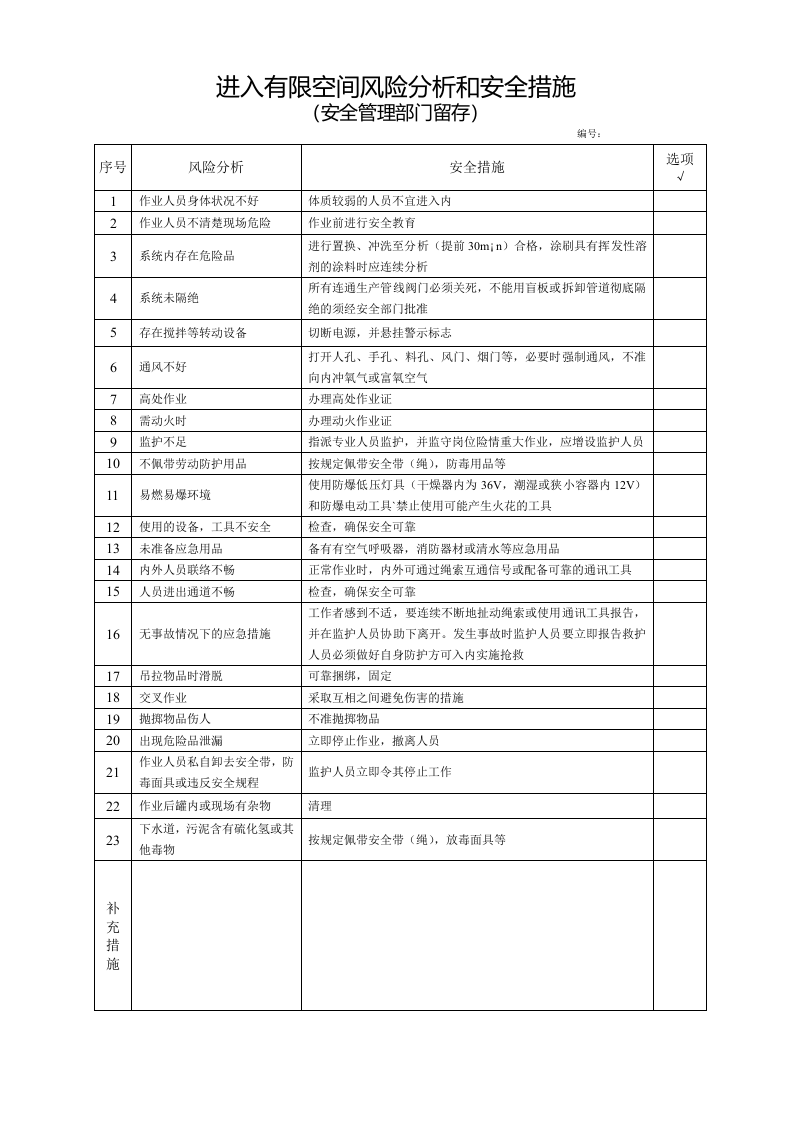 2.有限空间作业审批制度（含审批单）.docx 第5页